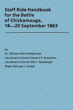 portada Staff Ride Handbook for the Battle of Chickamauga, 18-20 September 1863