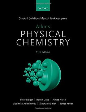 portada Student Solutions Manual to Accompany Atkins' Physical Chemistry 11Th  Edition (libro en Inglés)