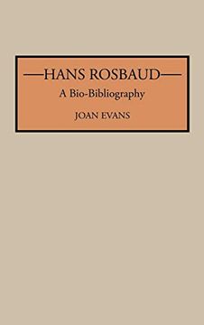 portada Hans Rosbaud: A Bio-Bibliography (Bio-Bibliographies in Music) (in English)