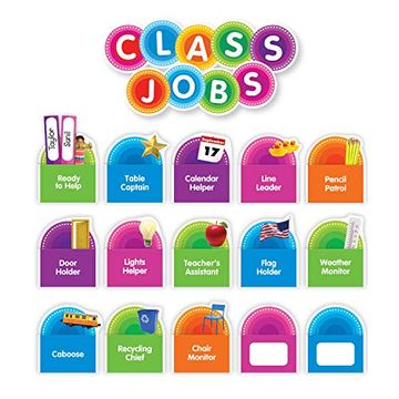 portada Color Your Classroom Class Jobs Bulletin Board (en Inglés)