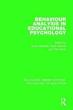 portada Behaviour Analysis in Educational Psychology