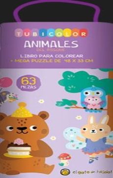 portada Tubicolor Animales del Bosque Libro Para Colorear
