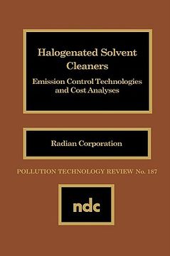 portada halogenated solvent cleaners: emission control technologies and cost analysis