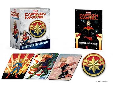 portada Marvel: Captain Marvel Enamel pin and Magnets (rp Minis) (in English)