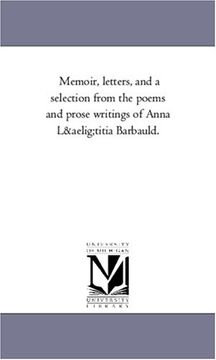 portada Memoir, Letters, and a Selection From the Poems and Prose Writings of Anna Lutitia Barbauld. Vol. 2 (in English)