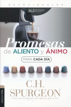 portada Libro de Promesas de Aliento y Ánimo Para Cada Día: Libro de Cheques del Banco de la fe (in Spanish)
