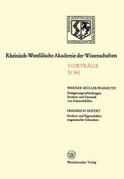 portada Einlagerungsverbindungen: Struktur Und Dynamik Von Gastmolekülen / Struktur Und Eigenschaften Magmatischer Schmelzen (in German)