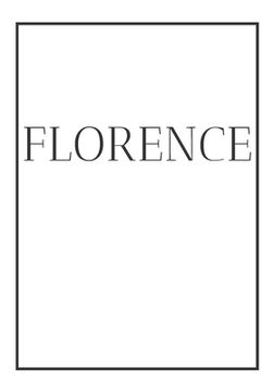 portada Florence: A decorative book for coffee tables, end tables, bookshelves and interior design styling Stack Italy city books to add (en Inglés)