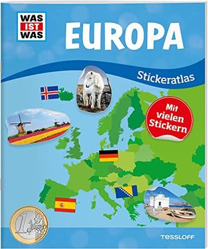 portada Was ist was Stickeratlas Europa (en Alemán)