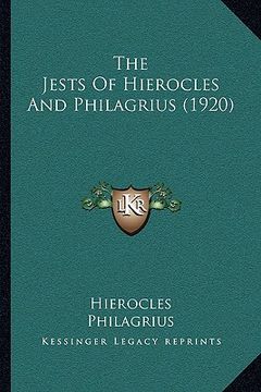 portada the jests of hierocles and philagrius (1920) (en Inglés)