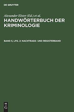 portada Nachtrags- und Registerband (German Edition) [Hardcover ] (in German)