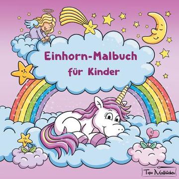 portada Einhorn-Malbuch für Kinder (en Alemán)