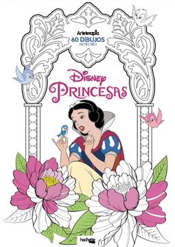 portada Arteterapia. Princesas Disney (Hachette Heroes - Disney - Arteterapia)
