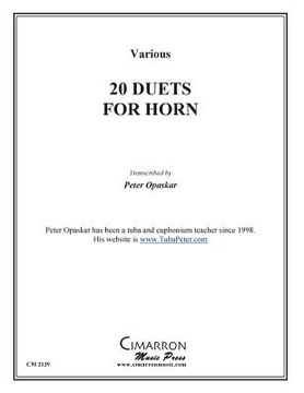 portada 20 Duets for Horn (en Inglés)