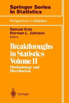 portada breakthroughs in statistics: methodology and distribution (in English)