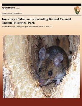 portada Inventory of Mammals (Excluding Bats) of Colonial National Historical Park (in English)