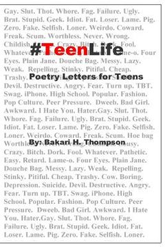 portada #TeenLife: Poetry Letters for Teens (en Inglés)