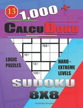 portada 1,000 + Calcudoku sudoku 8x8: Logic puzzles hard - extreme levels