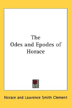 portada the odes and epodes of horace (en Inglés)
