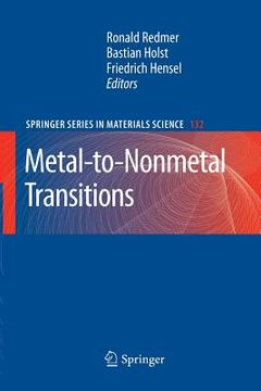 portada metal-to-nonmetal transitions (en Inglés)
