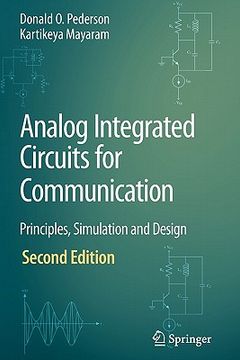 portada analog integrated circuits for communication: principles, simulation and design (in English)