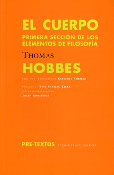 portada El Cuerpo. Primera Sección de los Elementos de Filosofía (in Spanish)