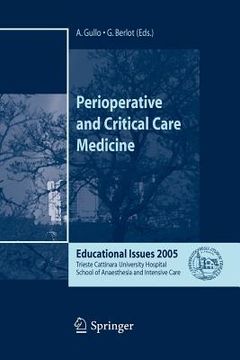 portada perioperative and critical care medicine: educational issues 2005 (in English)