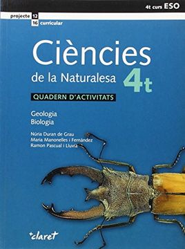 portada Ciències de la naturalesa, geologia, biologia, 4 ESO. Quadern d'activitats (in Catalá)