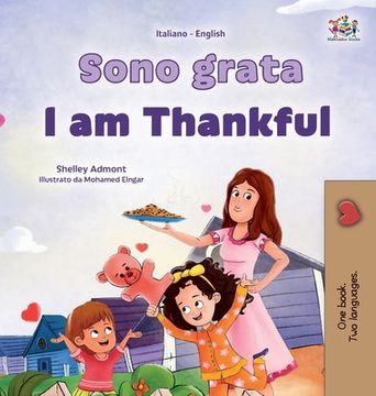 portada I am Thankful (Italian English Bilingual Children's Book) (in Italian)