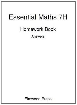 portada Essential Maths 7H Homework Book Answers: Homework Book Answers Bk. 7H