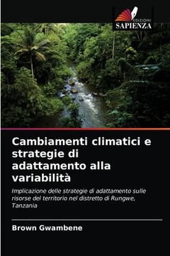 portada Cambiamenti climatici e strategie di adattamento alla variabilità (in Italian)