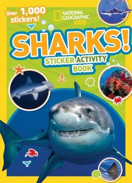 portada National Geographic Kids Sharks Sticker Activity Book: Over 1,000 Stickers! (ng Sticker Activity Books) (in English)