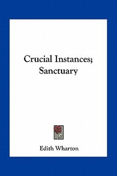 portada crucial instances; sanctuary (en Inglés)