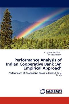 portada performance analysis of indian cooperative bank: an empirical approach (en Inglés)