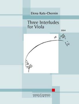 portada Three Interludes for Viola.