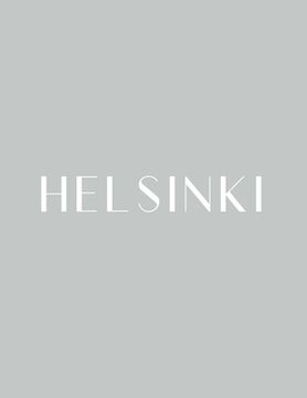 portada Helsinki: A Decorative Book │ Perfect for Stacking on Coffee Tables & Bookshelves │ Customized Interior Design & Hom (en Inglés)