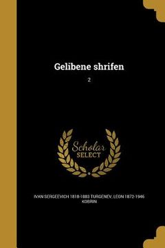 portada Gelibene shrifen; 2 (en Yiddish)