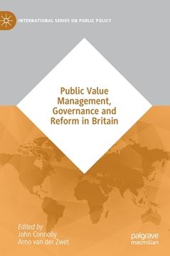 portada Public Value Management, Governance and Reform in Britain (en Inglés)