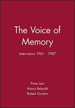 portada The Voice of Memory: Interviews 1961 - 1987 (en Inglés)