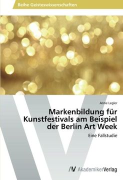 portada Markenbildung für Kunstfestivals am Beispiel der Berlin Art Week