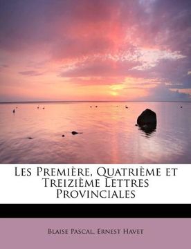 portada Les Première, Quatrième et Treizième Lettres Provinciales