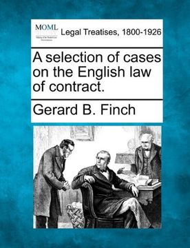 portada a selection of cases on the english law of contract. (en Inglés)