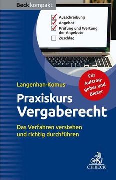 portada Praxiskurs Vergaberecht (in German)