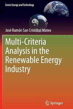 portada Multi Criteria Analysis in the Renewable Energy Industry (en Inglés)