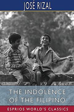 portada The Indolence of the Filipino (Esprios Classics) 
