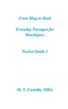 portada From Blog to Book Everyday Passages for Worshipers Pocket Guide 1 (en Inglés)