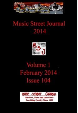 portada Music Street Journal 2014: Volume 1 - February 2014 - Issue 104 Hardcover Edition (in English)