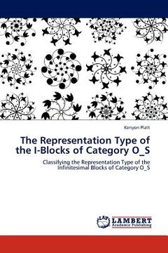 portada the representation type of the i-blocks of category o_s (en Inglés)
