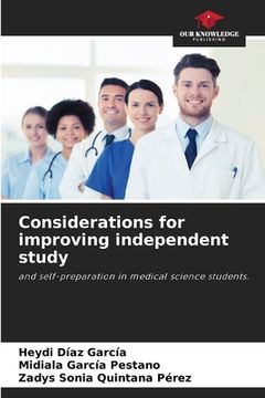 portada Considerations for improving independent study (en Inglés)