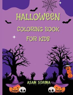 portada Halloween Coloring Book: For Kids Ages 6-12 (en Inglés)